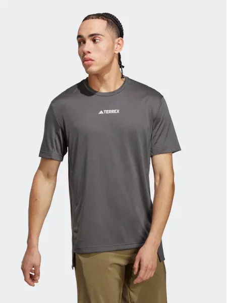 Adidas T-shirt Terrex Multi T-Shirt Crna siva