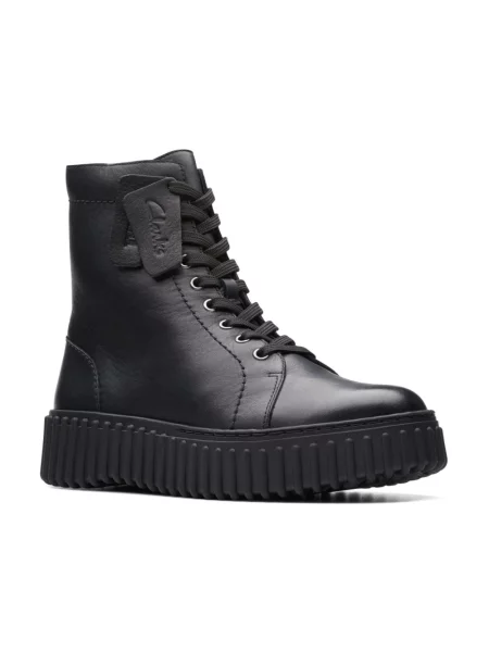 Buty do kostki Clarks skórzane czarne