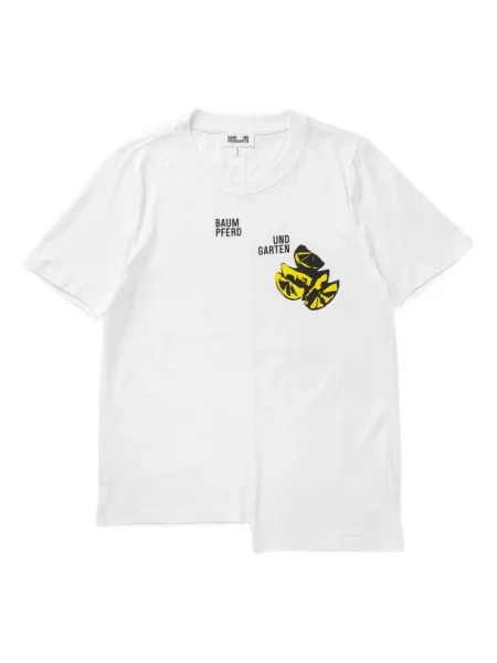 Koszulka Baum Und Pferdgarten z nadrukiem biała