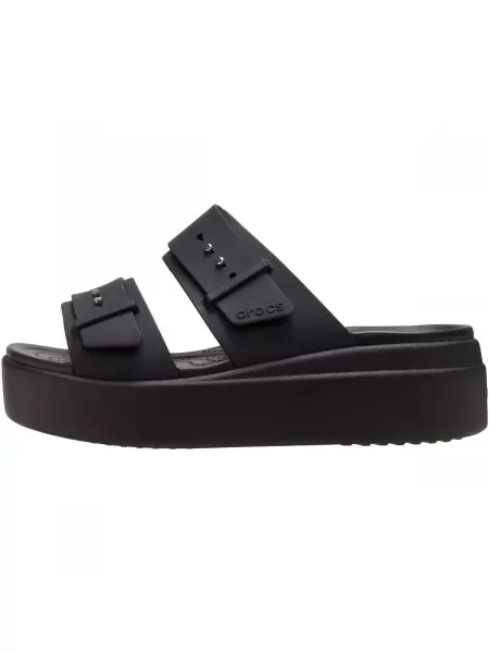 Crocs Sandále Brooklyn Sandal Lowwdg čierna