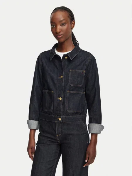 Tommy Hilfiger Geacă de blugi Lady Bleumarin