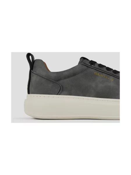 Sneakersy Alexander Smith zamszowe z kamieniami szare