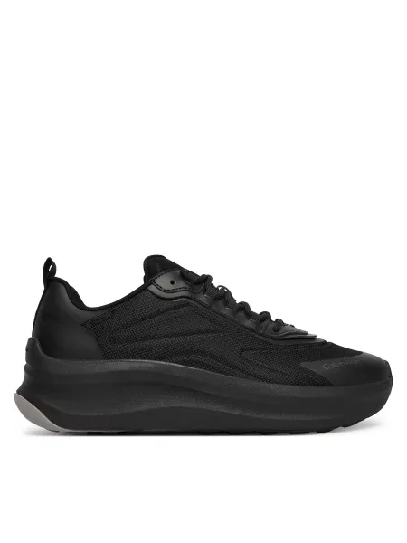 Calvin Klein Сникърси Chunky Runner Laceup Hf Blst Ny черен