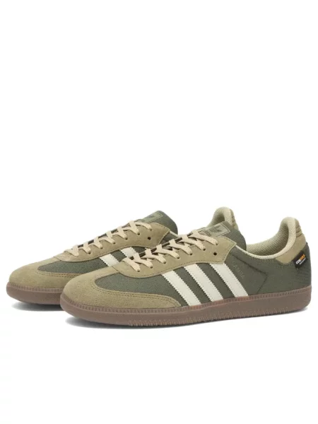 Sneakersy Adidas Originals skórzane zielone