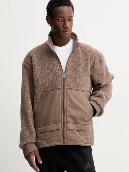 Полар Adidas Originals кафяво