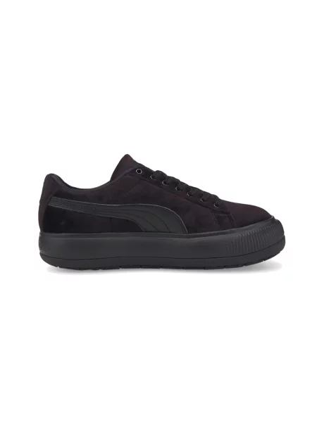 Pantofi Puma din piele de căprioară negru