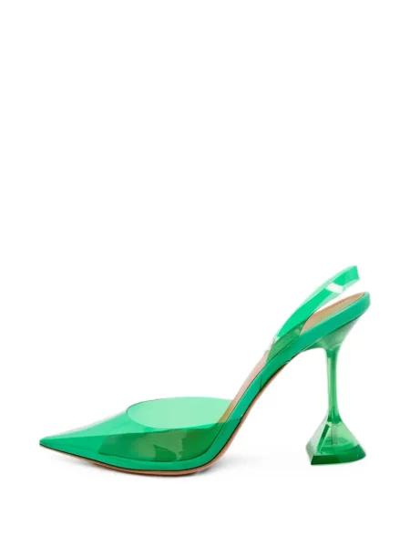 Pantofi cu toc Amina Muaddi verde