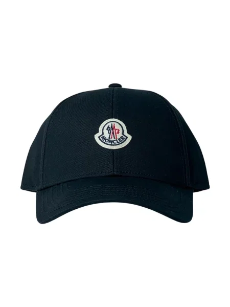 Czapka z daszkiem Moncler czarna