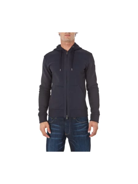 Bluza z kapturem Armani Jeans z kapturem niebieska