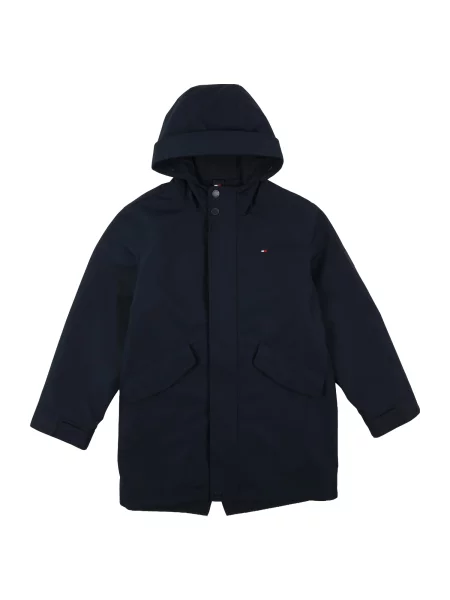 TOMMY HILFIGER Geacă de primăvară-toamnă albastru marin / roșu alb