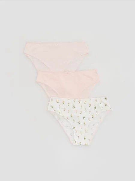 Reserved Set de 3 perechi de chiloți cu conținut ridicat de mahon