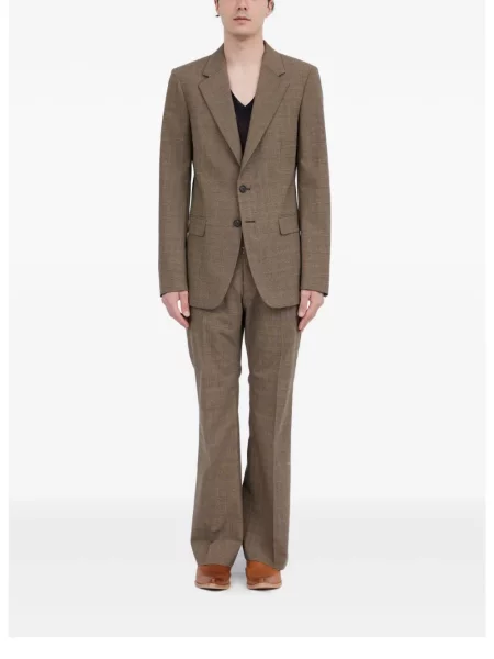 Sacou Mm6 Maison Margiela în carouri maro