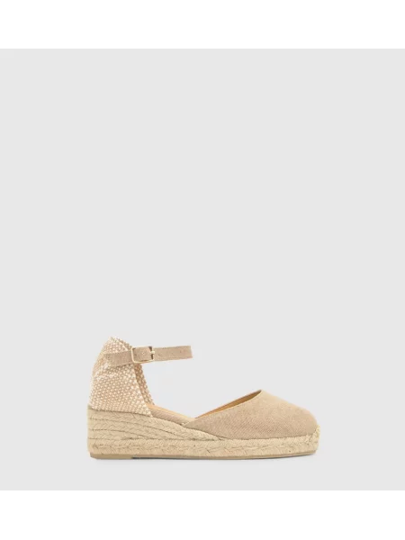 Castañer Espadrilky Carol / krémová / písková béžová
