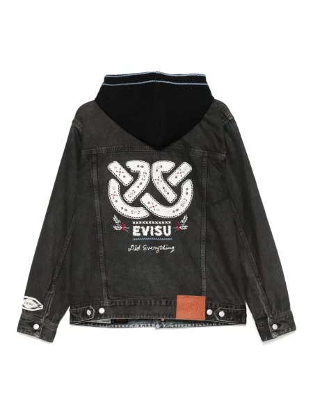 Geacă de blugi Evisu negru