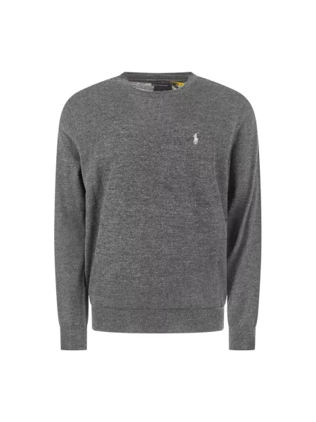 Sweter Polo Ralph Lauren wełniany szary