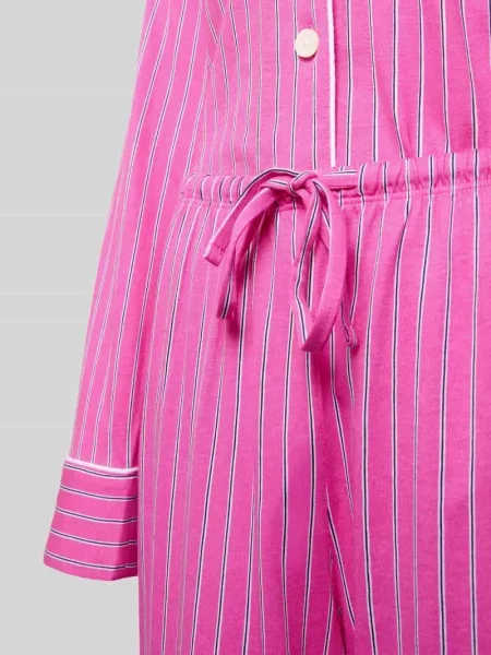 Piżama z kołnierzem z połami Lauren Ralph Lauren