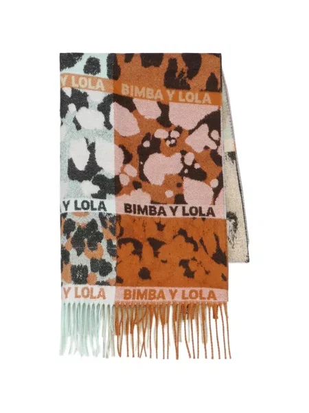 Ριγέ κασκόλ Bimba Y Lola με σχέδιο πορτοκαλί