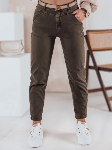 Spodnie jeansowe STREETSTYLE jasnobrązowe Dstreet