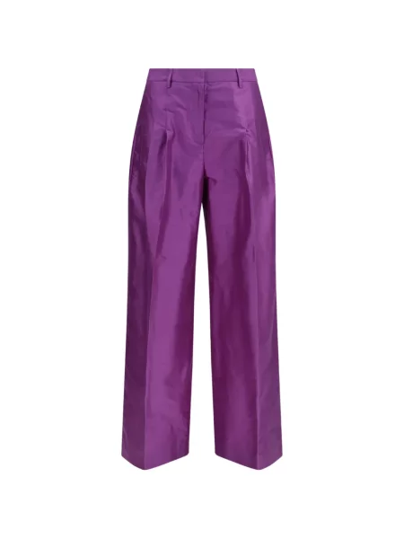 Pantaloni croiți Sara Roka violet