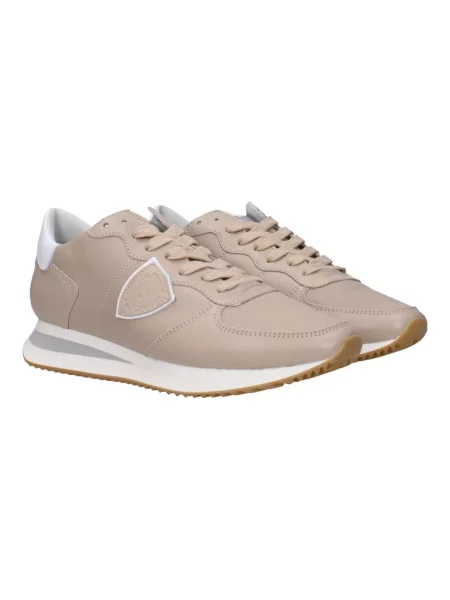 Buty do biegania Philippe Model skórzane do biegania beżowe