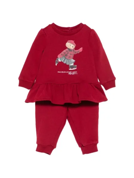 Spodnie dziecięce Polo Ralph Lauren czerwone