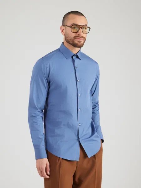 Calvin Klein Cămașă Essentials deschis albastru