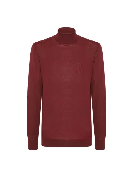 Sweter z golfem Billionaire do golfa czerwony