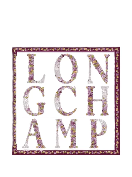 Fular Longchamp alb