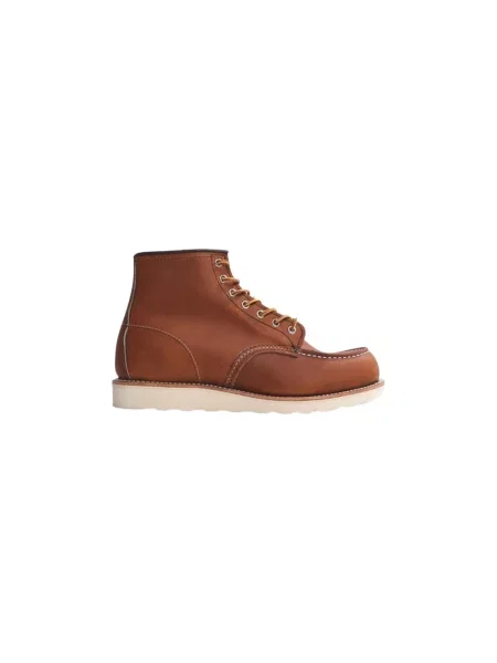 Botki Red Wing Shoes skórzane czerwone