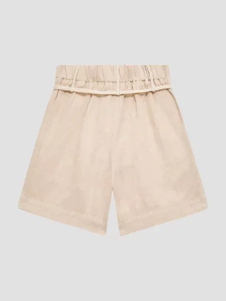 Дитячі Повсякденні шорти GUESS Kids бежевий