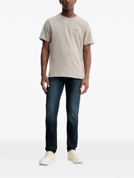 Дънки Levi's® дизайн с пет джоба с кръгло деколте сиво