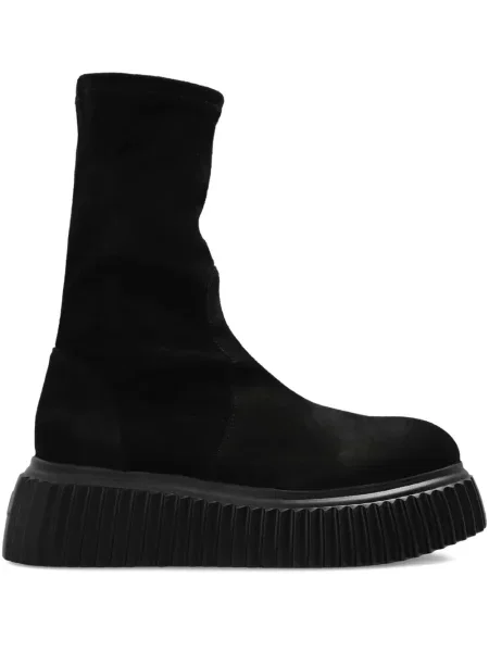 Cizme scurte Agl din velur negru