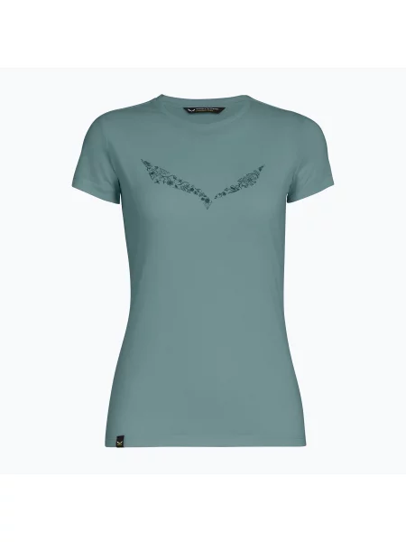 Tricou pentru femei Salewa Solid Dry willow
