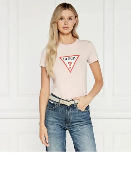 Guess Jeans Tricou ICONIC roz