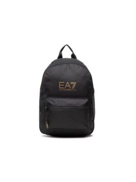 Dětský městský batoh Emporio Armani Train Core 6 l black / gold logo black gold logo černý
