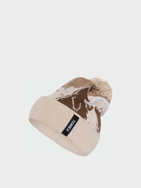 Шапка Adidas бежевая