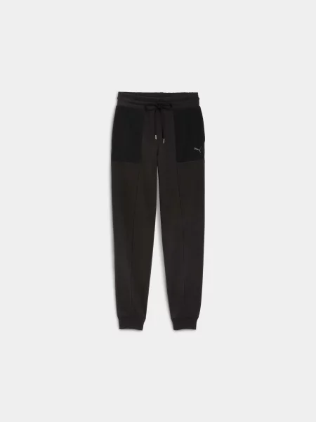 Штани спортивні PUMA Her High-waist Sweatpants комбінований верх чорний