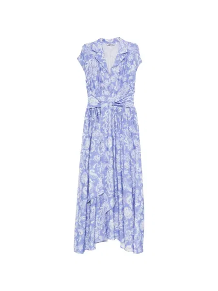 Rochie Max & Moi asimetrică albastru
