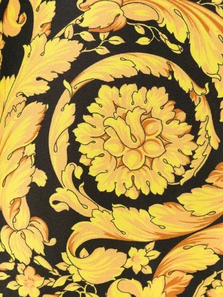 Spodní díl plavek Versace s potiskem černý