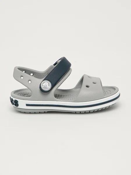 Crocs Detské sandále sivá