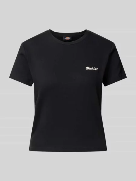 T-shirt z mieszanki bawełny model ‘LEWISTOWN’ Dickies czarna