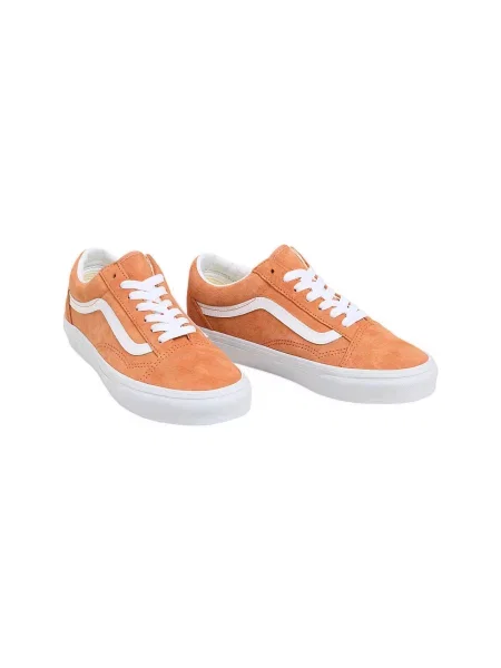 Pantofi Vans din piele de căprioară portocaliu