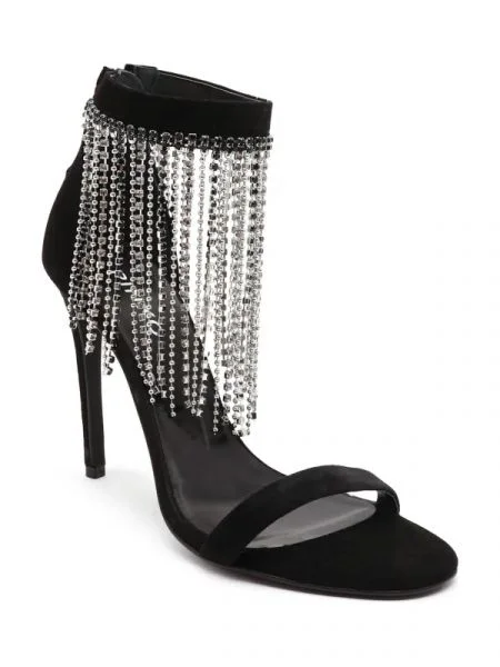 Pinko De piele sandale cu subțire SALOME negru