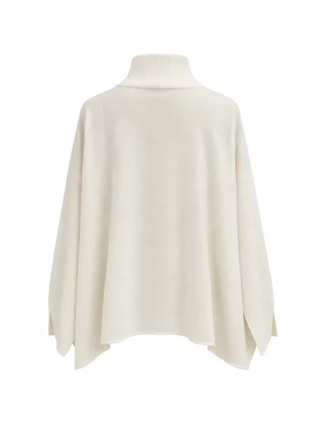 Poncho Liviana Conti alb