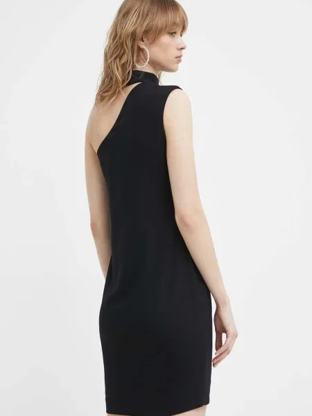 IRO rochie mini drept negru