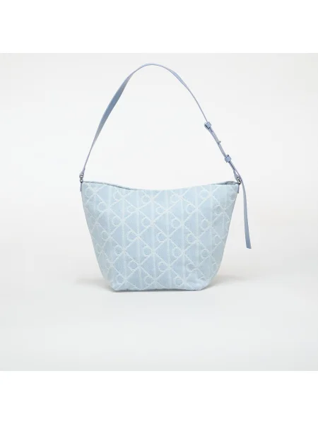 Calvin Klein Geantă de umăr azuriu / alb albastru