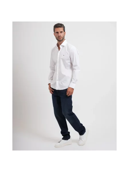 Jeansy straight leg Tommy Hilfiger Denton niebieskie