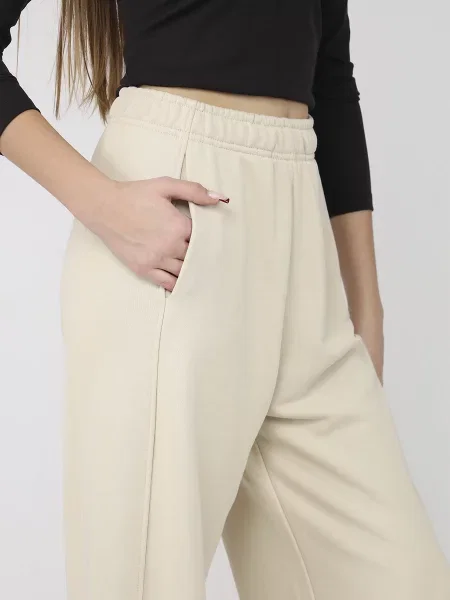 Спортивні штани YUKI молочний