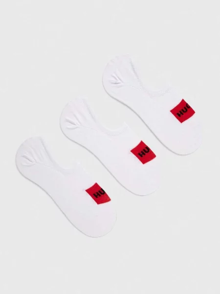 Hugo Bodywear Șosete/tălpici 3 pack LC LABEL CC alb