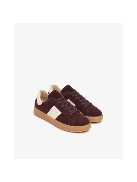 Sneakersy Nerogiardini zamszowe czerwone